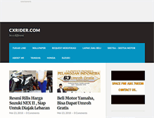 Tablet Screenshot of cxrider.com